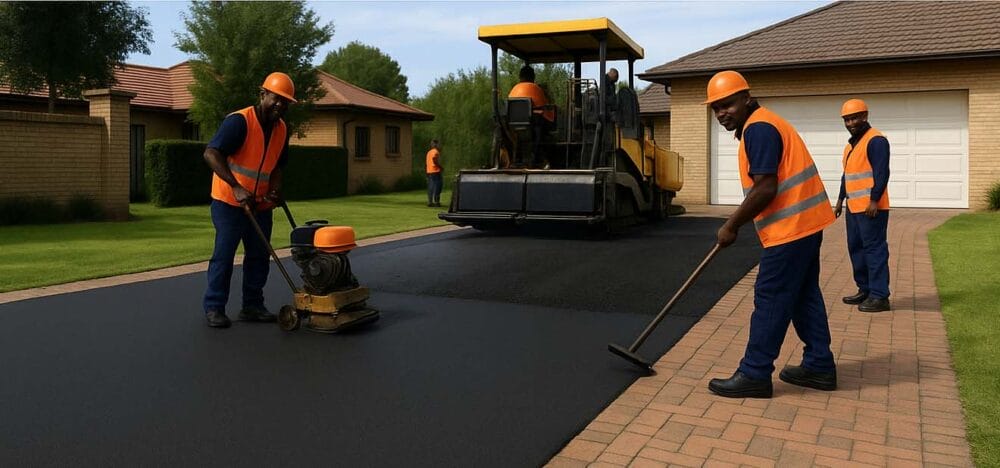  Fresh tar for driveways surfaced installation by experienced contractors near me